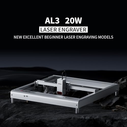 Aufero Laser Engraver 20000mW Laser Cutter Machine with 40L Air Assist Large Working Area Laser Engraver Machine for Wood, Metal, Acrylic,Leather Wood Laser Engraver with APP Control Aufero