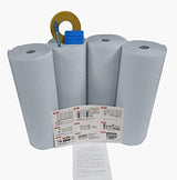 NASATECH White Pre-Cut 8 Panel 1 Car Garage Door Insulation Kit Reflective Foam Trade Winds