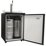 EdgeStar KC3000 Full Size Kegerator with Digital Display - Black EdgeStar