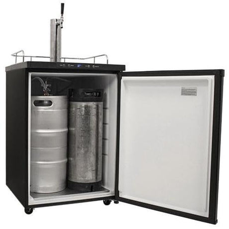 EdgeStar KC3000 Full Size Kegerator with Digital Display - Black EdgeStar