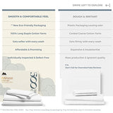 Mayfair Linen 100% Cotton Striped Sheets King Size Bed Set - 500 Thread Count Damask Sheets King Size 4 PC Set (White Stripe), Soft, Cooling, Sateen Weave Hotel-Quality 16" Deep Pocket Bedsheet Mayfair Linen