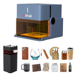 Ortur R1 5000mW Class 1 Foldable Laser Engraver with 1000mW 1064nm Infrared Laser Module, Exquisite Gift Box Packaging, APP Control Laser Engraver for Wood and Metal, Plastic, Acrylic Ortur