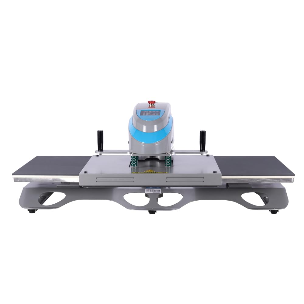 KEIKI 16x20 Inch Large Digital Auto Pneumatic Dual Platen Swing Head Sublimation Heat Press Machine for T-Shirt with Infrared Positioning, Heat Transfer Printing Machine for Commercial, 110V,2000W KEIKI
