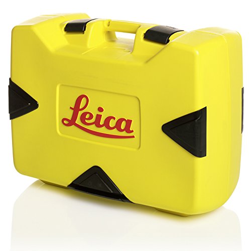 Leica R620,RE140, Alkaline Rugby 620 2600-Feet Self Leveling Horizontal and Manual Single Slope Rotary Laser Kit with Rod Eye 140 Receiver, Yellow - WoodArtSupply