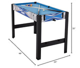 Triumph 13-in-1 Combo Game Table Includes Basketball, Table Tennis, Billiards, Push Hockey, Launch Football, Baseball, Tic-Tac-Toe, and Skee Bean Bag Toss Triumph Sports