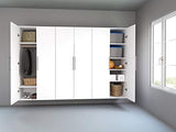 Prepac HangUps Wardrobe Storage Cabinet, 20"D x 36"W x 72"H, White Prepac