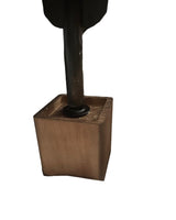 Bed Frame Riser -Furniture risers -4 Pack, 4 Inch Heavy Duty Wooden Furniture Riser- Handmade Rustic Pine Square Risers with Non-Slip Pads-, Furniture Lifters for Sofa Bed Frame Table Chair WoodArtSupply