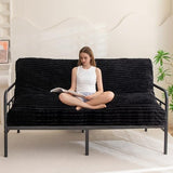 YOSHOOT 6 Inches Futon Mattress Full Size, Thick Futons Sofa Bed Couch, Floor Mattress for Adults, Shredded Foam Filling(Frame Not Included), Medium Firm YOSHOOT