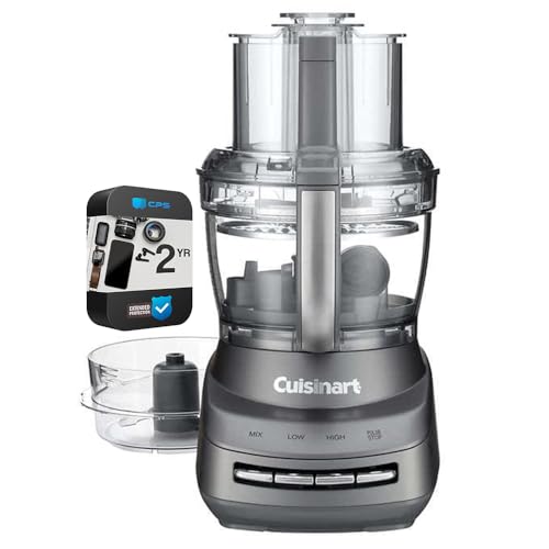 Cuisinart FP-130 Core Custom 13-Cup Food Processor Stainless Steel (Renewed) Bundle with 2 YR CPS Enhanced Protection Pack Cuisinart