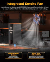 Acmer P3 Laser Engraver, Switchable 48W & 24W Diode 455nm Lazer Cutter Engraving Machine with 30L Air Assist, COS Technology, Large 400×390mm Work Area for Wood, Acrylic, Leather, Ceramic ACMER