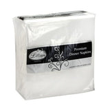 Lillian Tablesettings Premium White Napkins, Large Dinner Napkin, 3 Ply Paper White, 75 count Nicole Home Collection