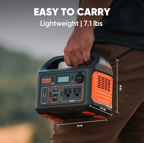Jackery Portable Power Station Explorer 300, 293Wh Backup Lithium Battery, Solar Generator for Outdoors Camping Travel Hunting Blackout (Solar Panel Optional) Jackery