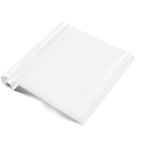 Srunffe Clear HTV Vinyl for Sublimation, 12" X 6FT Upgraded Sublimation Vinyl - Wash Durable Clear Dye Sub HTV for Light-Colored Cotton Fabric(Matte & Glossy) (Clear HTV Matte (White)) Srunffe