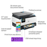 HP OfficeJet Pro 9125e All-in-One Printer, Color, Printer-for-Small Medium Business, Print, Copy, scan, fax,Touchscreen; Smart Advance Scan, 3 months of Instant Ink included HP