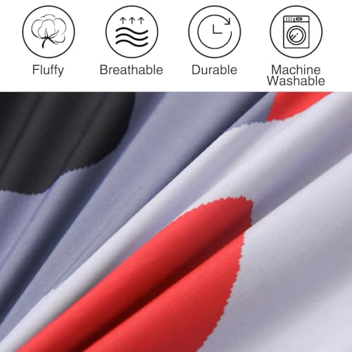Holawakaka Full Size Camo Bedding Comforter Set with Sheets,Boys Girls Men Camouflage Bed in A Bag 5 Pieces,Kids Teens Dorm Bed Sets Neutral Farmhouse Lodge Cabin Army Bedspread (Red, Full) Holawakaka