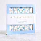 WS Game Company Scrabble Bianco Edition with Rotating Wooden Game Board WS Game Company