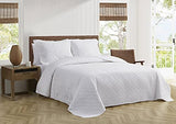 Tommy Bahama - King Quilt Set, Soft Bedding with Matching Shams, Cozy Bedspread, Bedding Set for All Seasons (Chevron White, King) Tommy Bahama