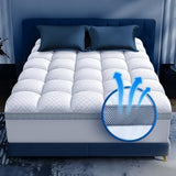 Premium Memory Foam Mattress Topper King for Ultra Comfort, 2 Inch Plush Pillow Top King Mattress Topper with Breathable Air Mesh Sides, Soft Mattress Pad Cover with Deep Pocket Fits 6-21" Mattress Biteany