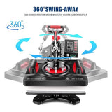 AKEYDIY 8 in 1 Heat Press Machine 12x15 Inch, 360° Swing Away Shirt Press Machine - Digital Heat Transfer Machine, Sublimation Heat Press for T Shirts Hat Cap Mug Plate (ProPress Elite 8 in 1) AKEYDIY