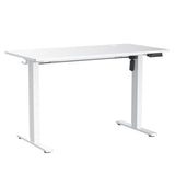 SMUG Height Adjustable Electric Standing Desk, 55 x 24 Inches Sit Stand up Desk Home Office Computer Desk, Ergonomic Desk with Memory Controller Standing Table White SMUG