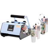 PYD Life 2 in 1 40 OZ Tumbler Heat Press Machine 110 V Blue 20 OZ 30 OZ Mug Heat Press for 40 OZ Tumbler with Handle Sublimation Straight Tumblers Bottles Mugs Glass Tumbler Printing PYD Life