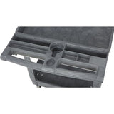 Ironton 500-Lb. Capacity 2 Tray Utility Cart, Maintenance-Free Structural Foam Construction Cargo Pushcart, Scratch Resistant, Easy to Clean Service Ironton