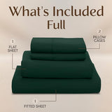 Utopia Bedding Full Bed Sheets Set - 4 Piece Bedding - Brushed Microfiber - Shrinkage and Fade Resistant - Easy Care (Emerald Green) Utopia Bedding