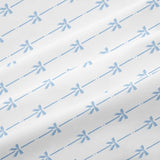Bildenly Comforter Set Full Size White - Blue Bow Quilt Bedding Set 3 Pieces, Comforter Set Full, Soft & Lightweight Comforter(79‘’ x 90‘’) for Girl All Season & 2 Pillow Cases(30‘’x20‘’) Bildenly