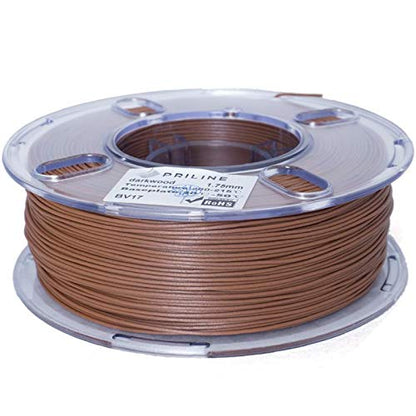 PRILINE Wood Filament 1.75 3D Printer Filament, Dimensional Accuracy +/- 0.03 mm, 1kg Spool - WoodArtSupply