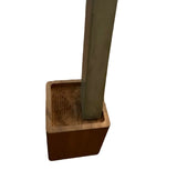 Bed Frame Riser -Furniture risers -4 Pack, 4 Inch Heavy Duty Wooden Furniture Riser- Handmade Rustic Pine Square Risers with Non-Slip Pads-, Furniture Lifters for Sofa Bed Frame Table Chair WoodArtSupply