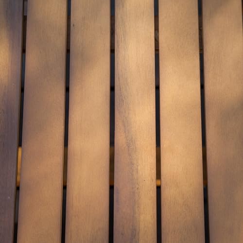 Christopher Knight Home Carolina Outdoor Acacia Sofa Set, 4-Pcs Set, Brown Patina + Cream Cushion Christopher Knight Home