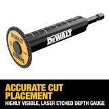 DEWALT Impact Connect Pipe Cutter, PVC Cutter, Diamond Grit Cutting Wheel (DWAIPCIR) DEWALT