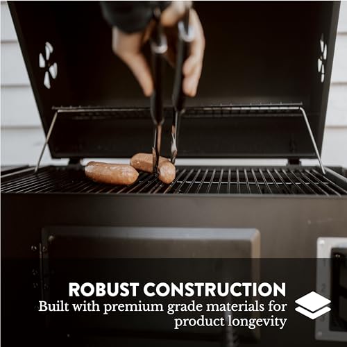 Gas One Charcoal Grill – 24-inch BBQ Charcoal Grill – Charcoal Smoker with Multiple Tier Heat Control – Outdoor Grill for Camping, Picnic, Patio, Backyard Barbecue, Outdoor Cooking Gas One