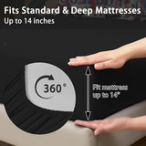 Pamnest Comforter Set King Size, Cute Dog 7 Pcs Bedding for Kids and Adults, Animal Nursery Pet Bed Sheet Sets with Fitted Sheet 2 Pillowcases & 2 Shams for Bedroom Bed Decor Pamnest