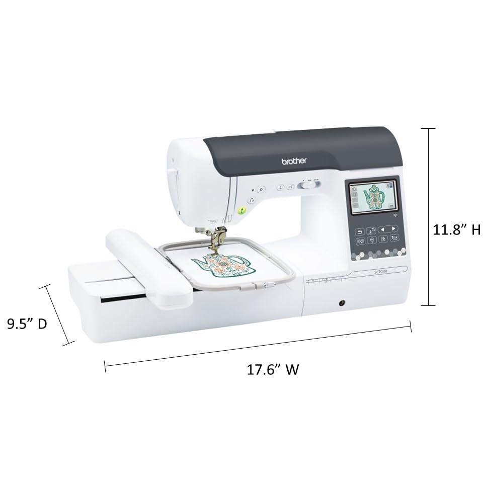 Brother SE2000 Computerized Sewing and Embroidery Machine Brother