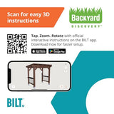 Backyard Discovery Saxony Wooden Grill Gazebo, Insulated Steel Roof, Cook Station, Barbeque, Patio, Deck, Withstand Wind and Snow, Corrosion Backyard Discovery