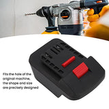 18V to 20V Battery Adapter, Short Circuit, Fits Original Hole, ABS Material, Great Performance, 18V to 20V Battery Converter, Suitable for Woodworking Power Tool Adapter Jeanoko