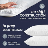 Beckham Hotel Collection Bed Pillows Standard/Queen Size Set of 2 - Original Soft Down Alternative Pillow for Sleeping - Soft Support for Back, Stomach or Side Sleepers Beckham Hotel Collection