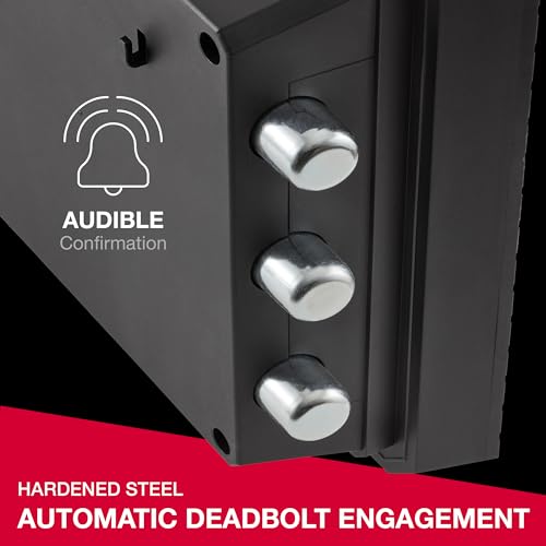 SentrySafe Fireproof and Waterproof Shelf Safe, Large Home or Office Safe with Dial Combination Lock and Override Key, 0.81 Cubic Feet, FPW082KSB SentrySafe