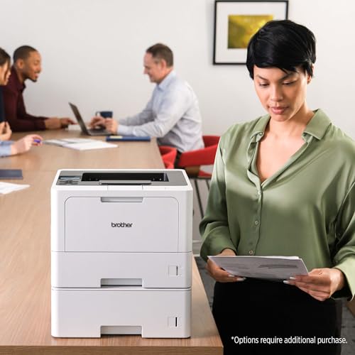 Brother HL-L5210DW Business Monochrome Laser Printer with Duplex Printing, Versatile Paper Handling, Wireless and Gigabit Ethernet Networking, and Mobile Printing Brother