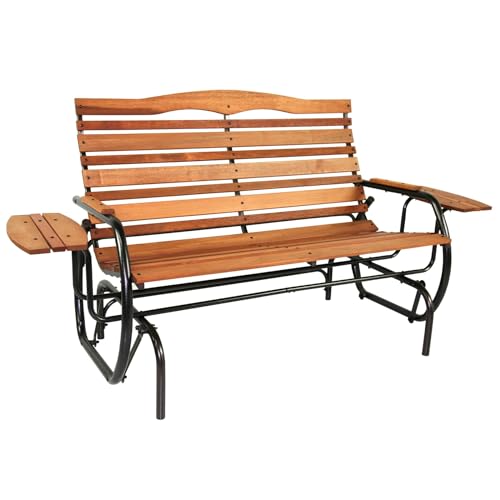 Jack Post CG-12Z Country Garden Double Glider with Trays, Bronze JACK-POST