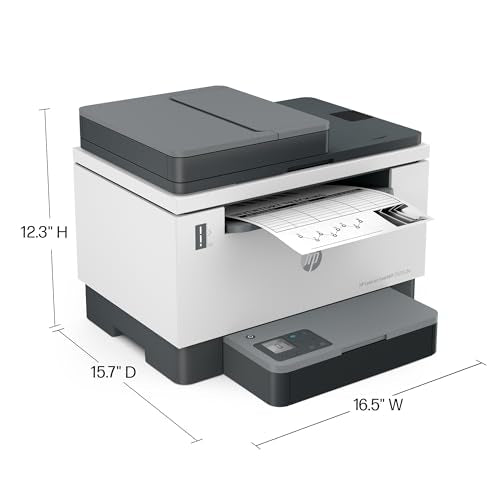 HP LaserJet-Tank MFP 2604sdw Wireless Black & White Printer Prefilled With Up to 2 Years of Original HP-Toner (381V1A) HP
