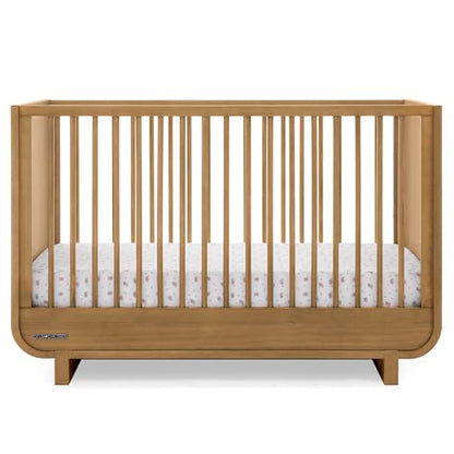 Delta Children Rhodes 4-in-1 Convertible Crib - Greenguard Gold Certified, Acorn