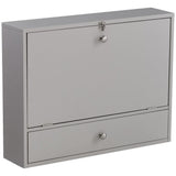 SEI Furniture Benwick Wall Mount Laptop Desk, Gray SEI Furniture