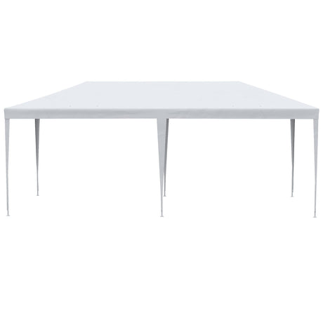 Outsunny 20' x 10' Large Party Tent, Events Shelter Canopy Gazebo with 4 Removable Side Walls, Shade Shelter for Weddings, Picnic, White Outsunny