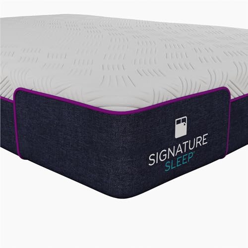 Signature Sleep Memoir 8 Inch Memory Foam Mattress-in-a-Box, Firm, Certipur-US and OEKO-TEX, Full Signature Sleep