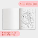 The Modern Manga Coloring Book: Pop Manga and Anime-Inspired Coloring Book for Teens and Adults WoodArtSupply
