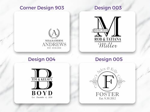 Straga Personalized Cutting Boards | Handmade Wood Engraved Charcuterie | Custom Wedding, Anniversary, Housewarming Gift for Couples Monogram Designs Straga