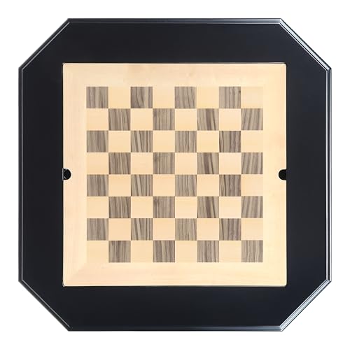 Acme Galini 2-Drawer Wooden Game Table in Black Acme