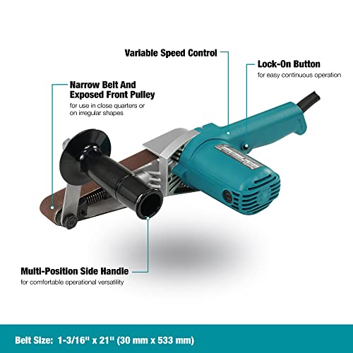 Makita 9031 1-1/8" x 21" Belt Sander - WoodArtSupply